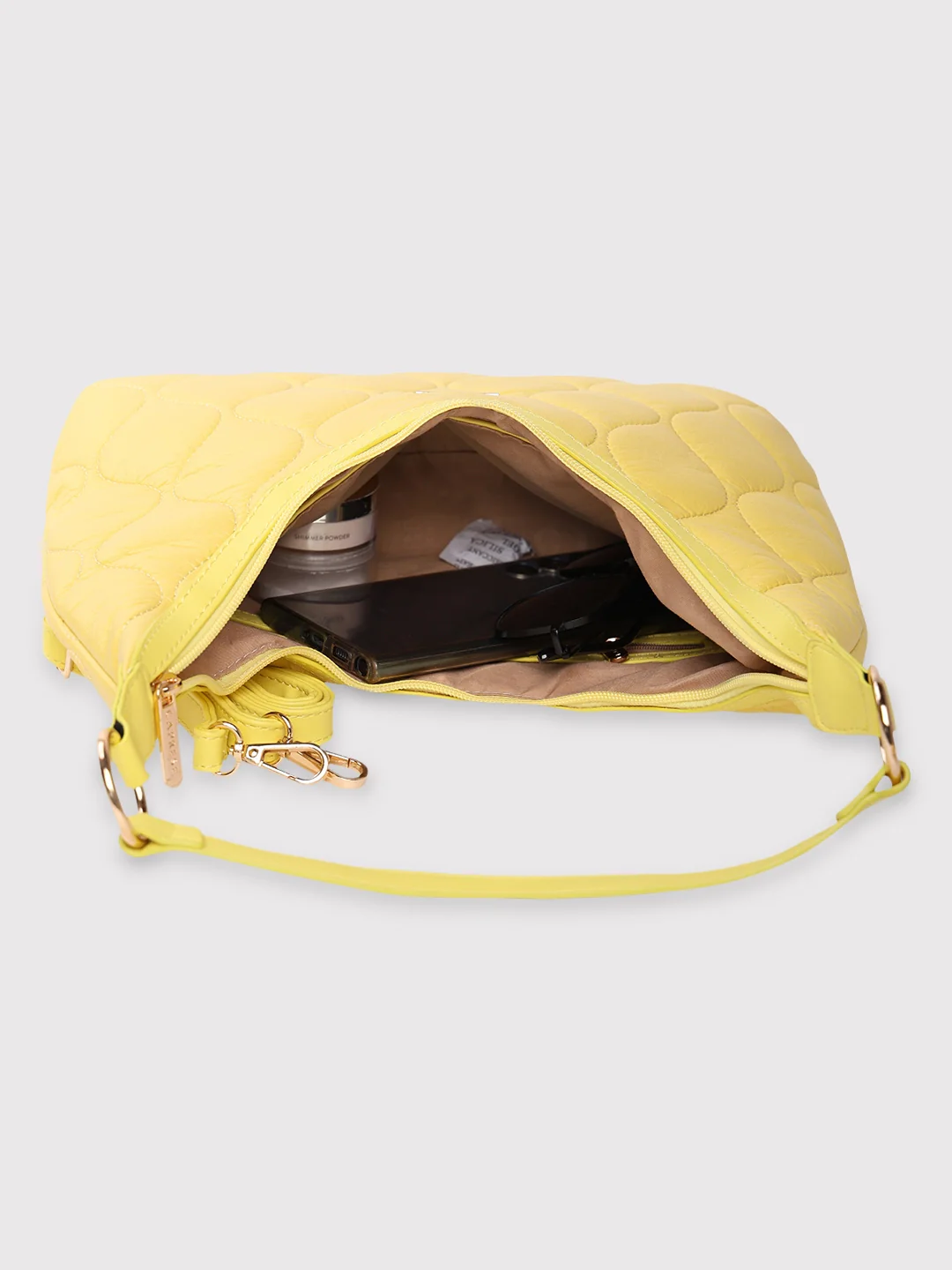 Caprese Briar Medium Yellow Hobo Bag - Image 10