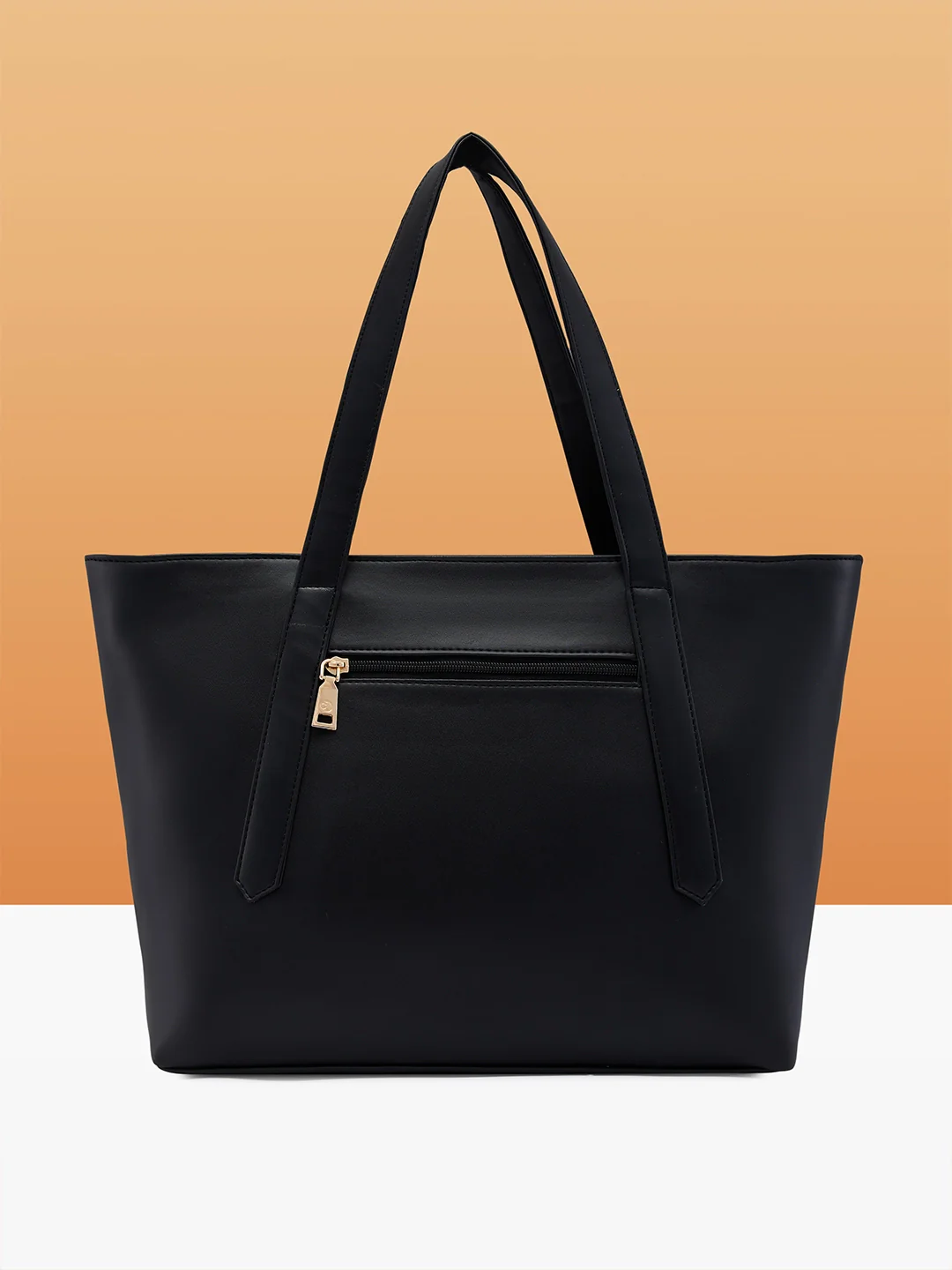 Caprese Aarya Large Black Tote Bag - Image 3