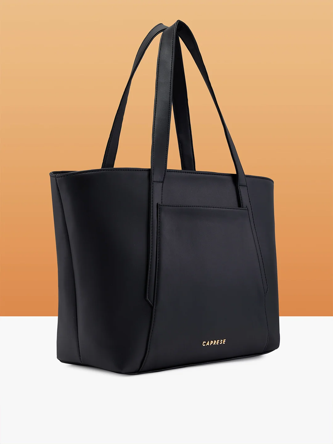Caprese Aarya Large Black Tote Bag - Image 4
