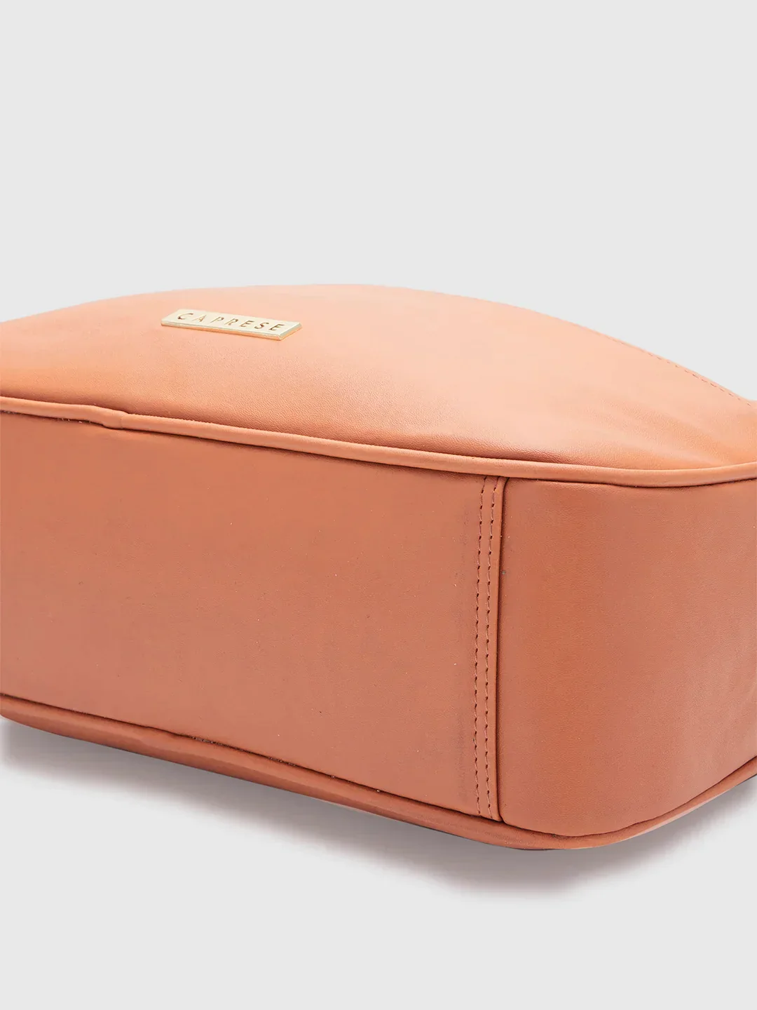 Caprese Adah Large Tan Satchel Bag - Image 8