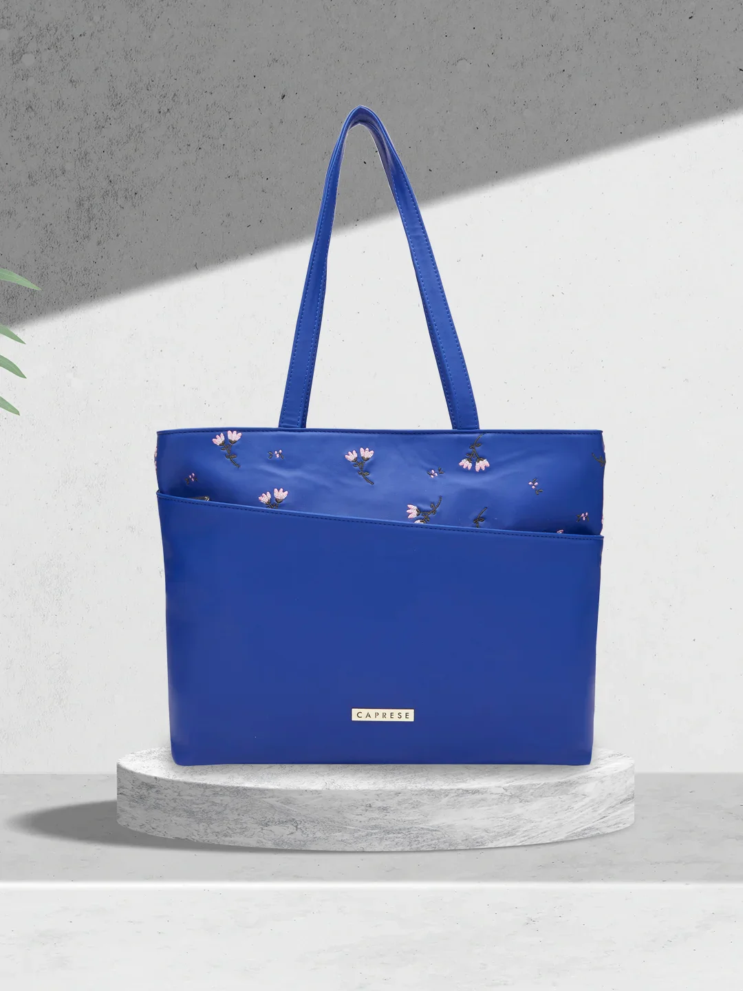 Caprese Adah Large Blue Tote Bag - Image 2