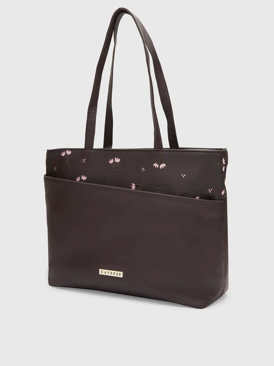 Caprese Adah Large Chocolate Brown Tote Bag - Image 5