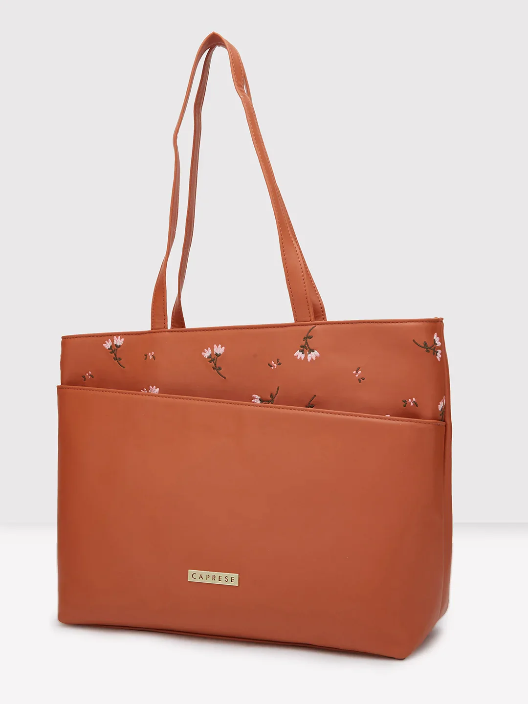 Caprese Adah Large Tan Tote Bag - Image 5
