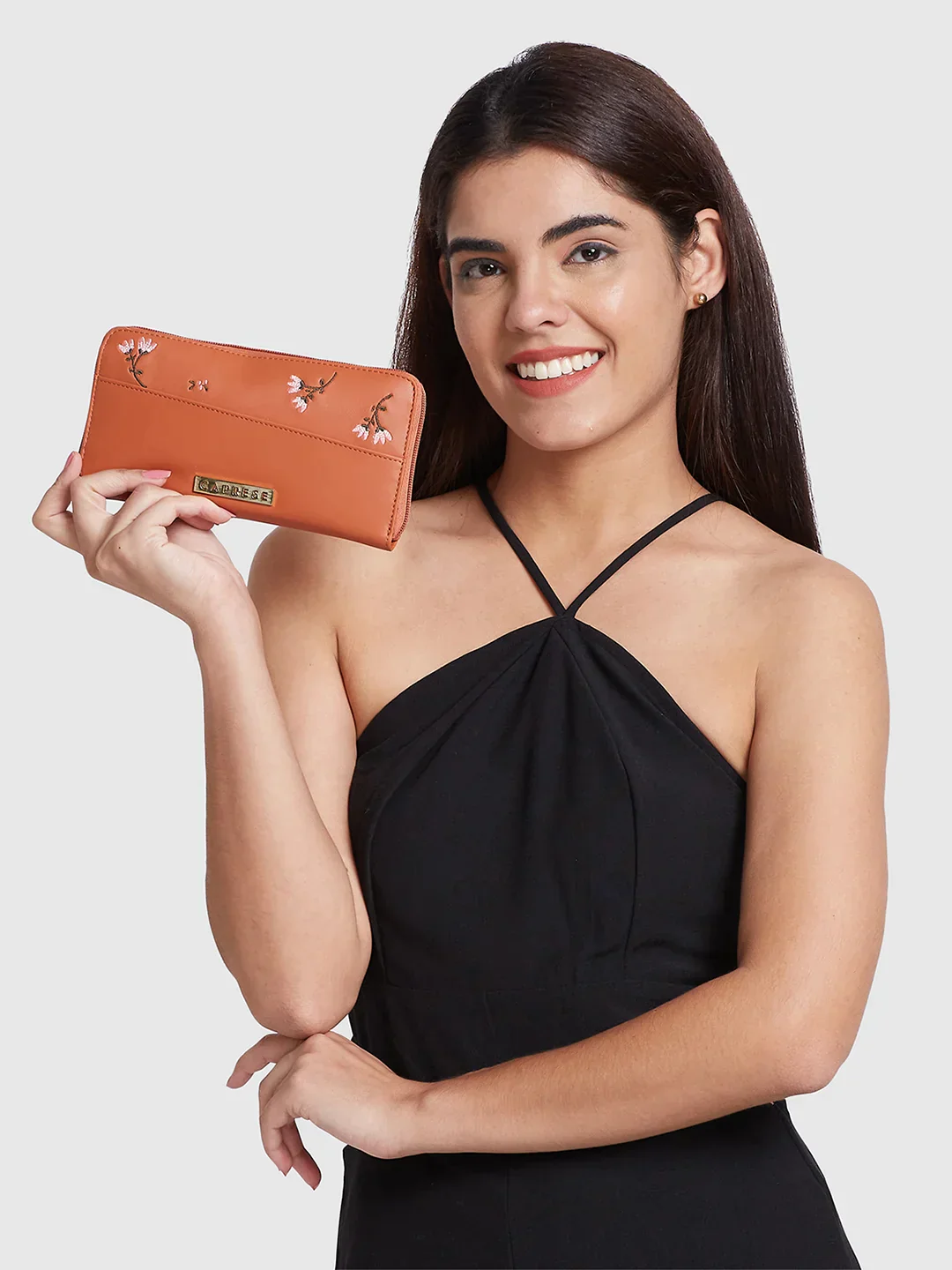 Caprese Adah Large Tan Wallet - Image 3