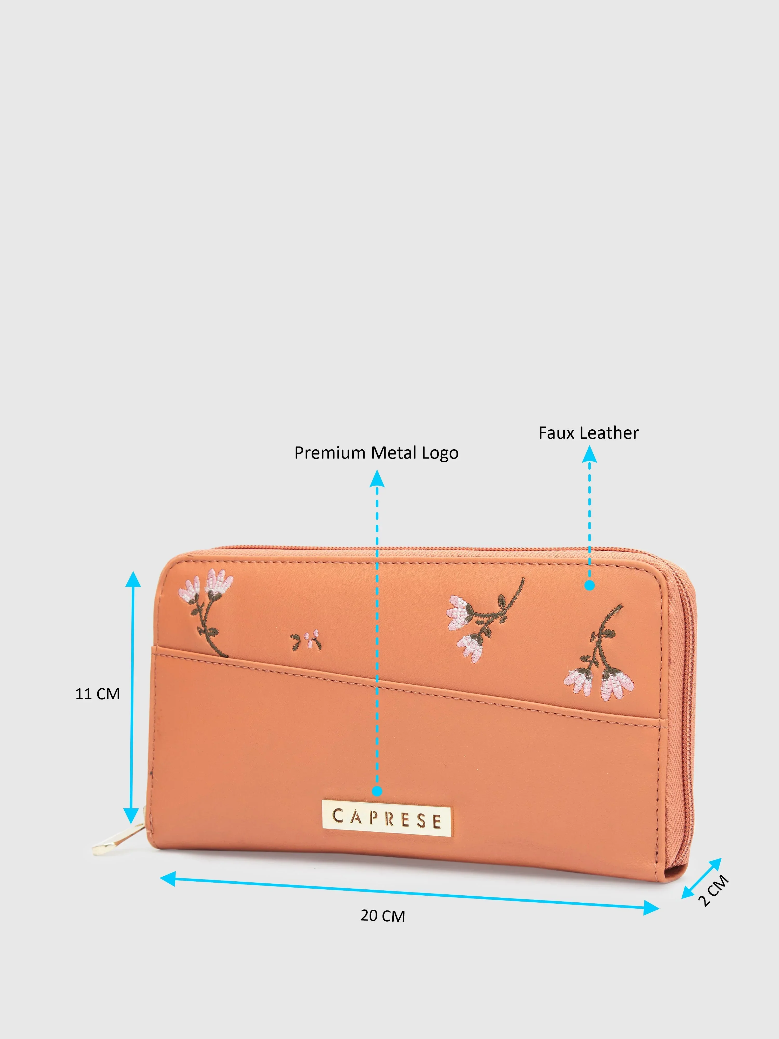 Caprese Adah Large Tan Wallet - Image 5