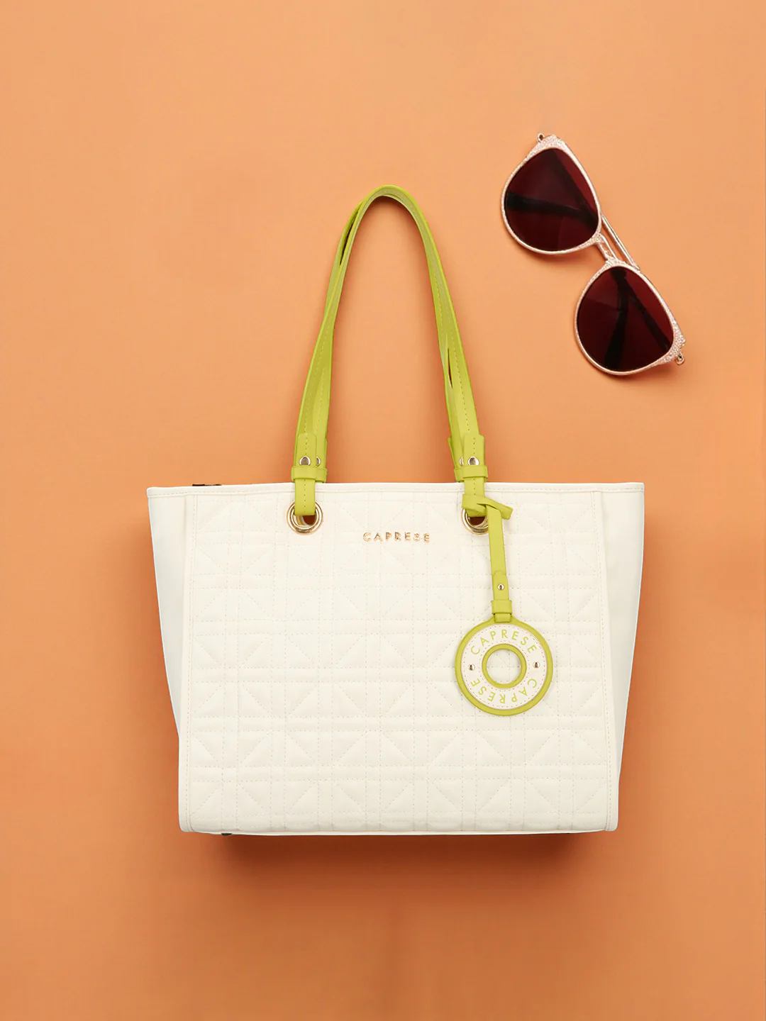 Caprese Aimee Large Alpine Oat Tote Bag - Image 10