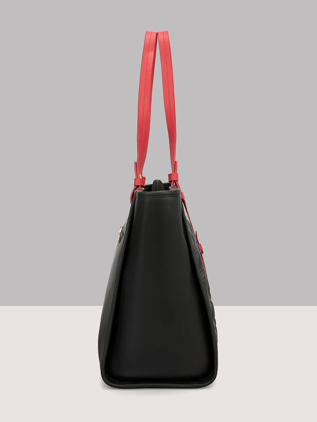 Caprese Aimee Large Black Tote Bag - Image 4