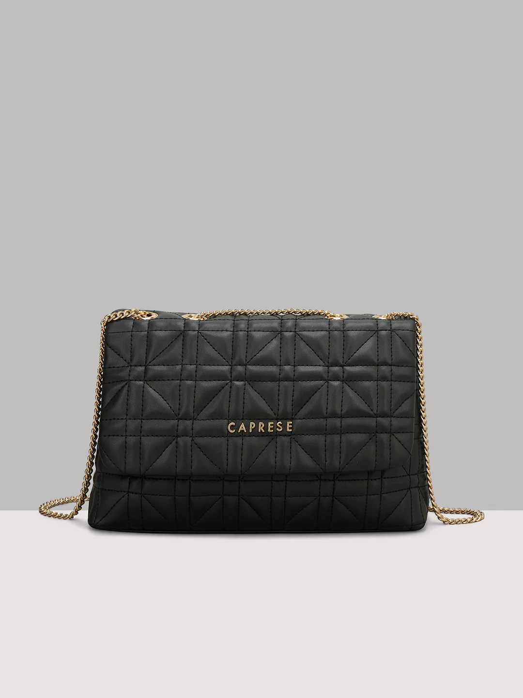 Caprese Aimee Medium Black Sling Bag - Image 6