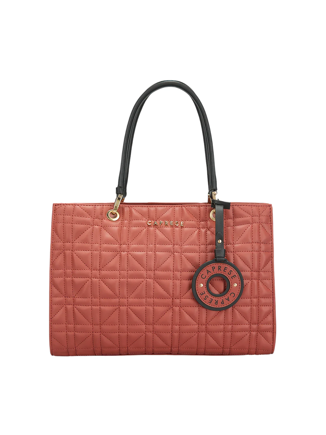 Caprese Aimee Medium Intense Rust Satchel