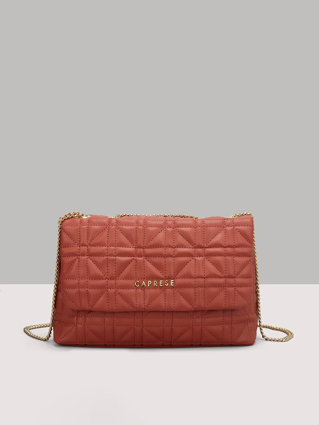 Caprese Aimee Medium Intense Rust Sling Bag - Image 6