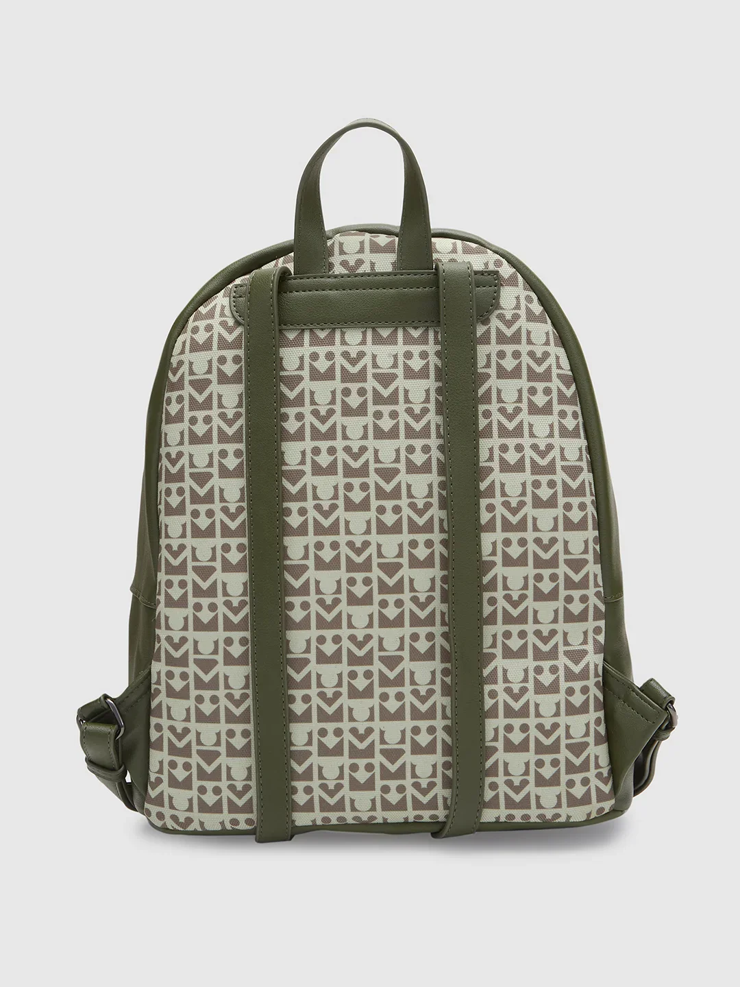 Caprese Disney Graphic Mickey Mouse Medium Olive Green Backpack - Image 4