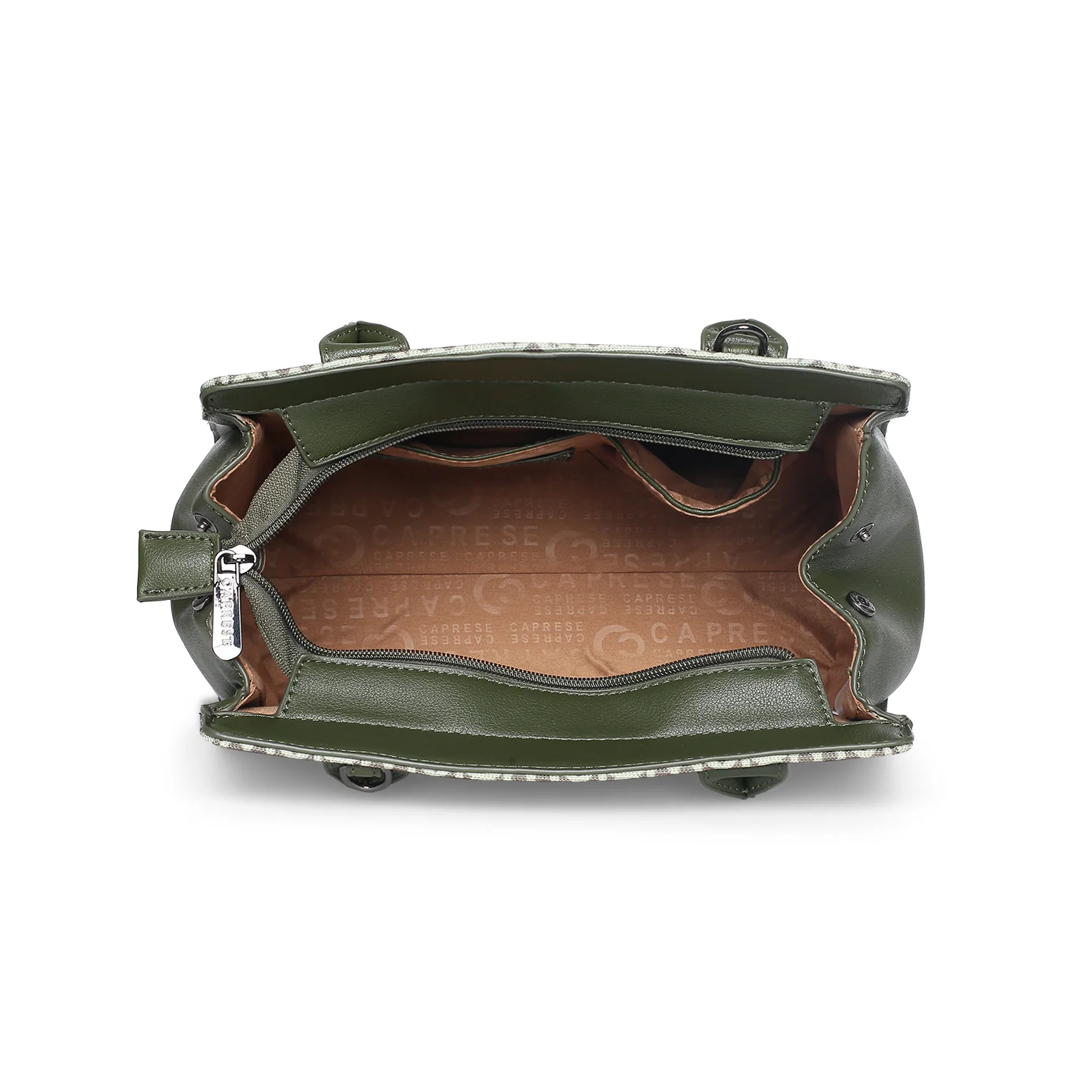 Caprese Disney Inspired Graphic Mickey Mouse Medium Olive Green Sling Bag - Image 9