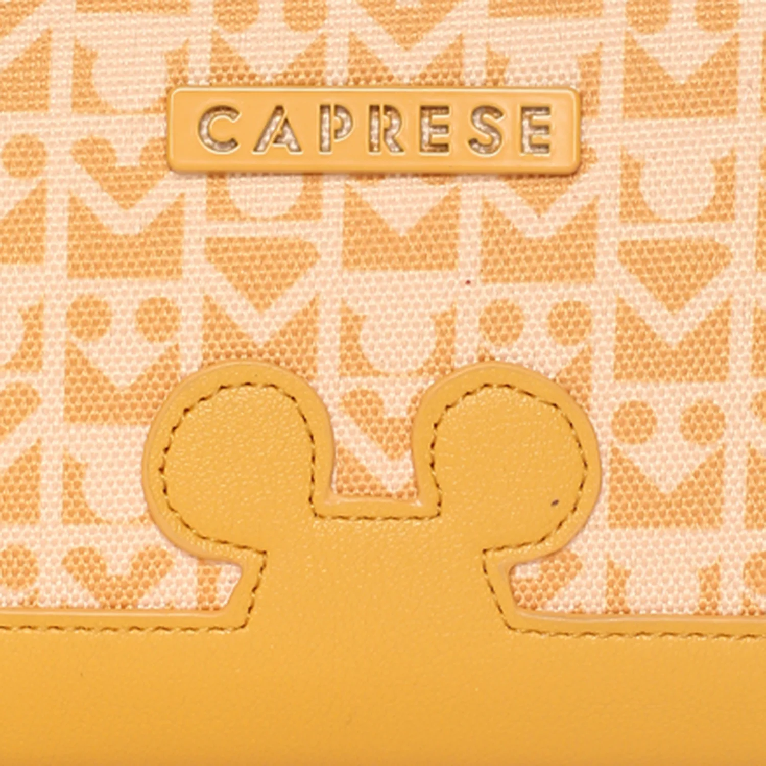 Caprese Disney Inspired Graphic Mickey Mouse Medium Yellow Wallet - Image 7