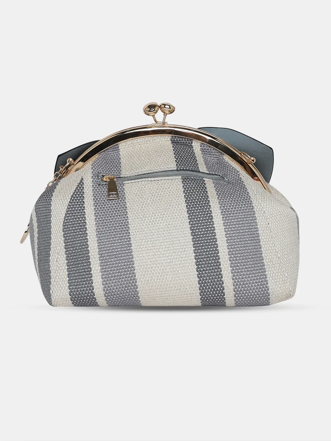 Caprese Alessia Large Light Blue Satchel Bag - Image 5
