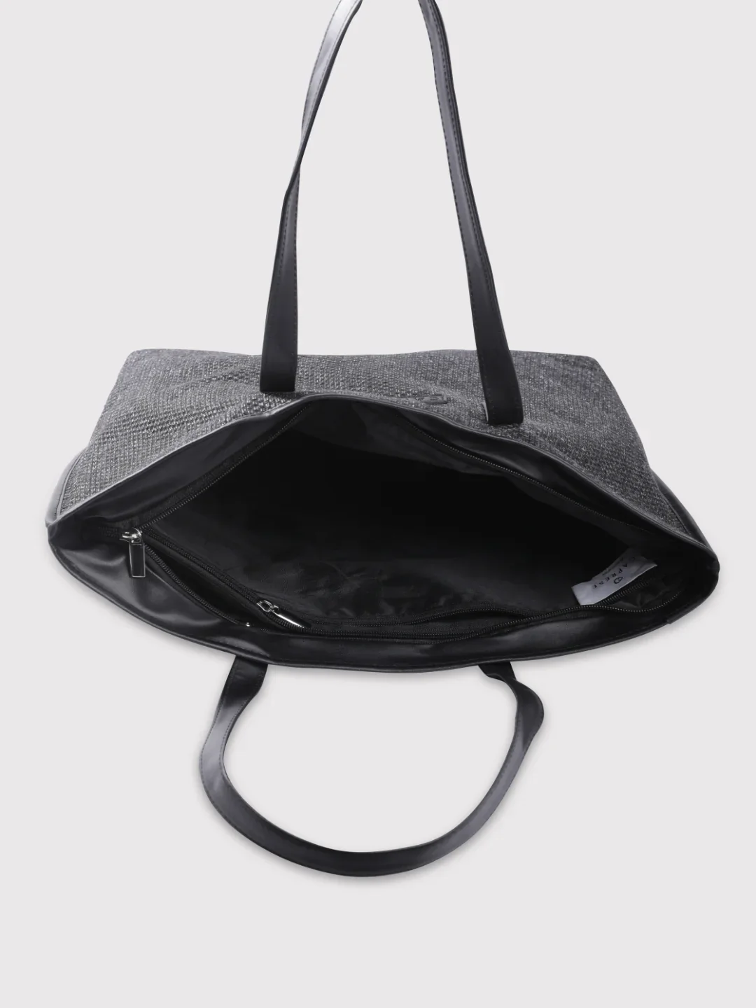 Caprese Alicia Large Black Tote Bag - Image 10