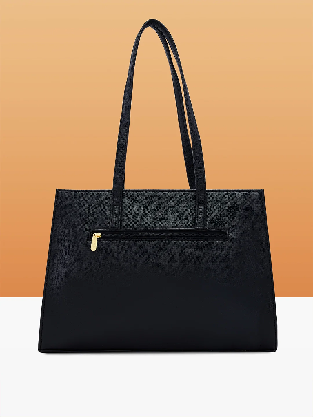 Caprese Alicie Medium Black Satchel Bag - Image 3