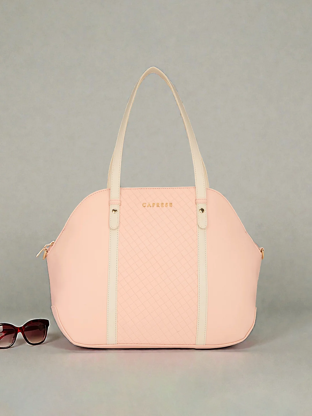 Caprese Alpine Medium Powder Pink Satchel Bag - Image 10