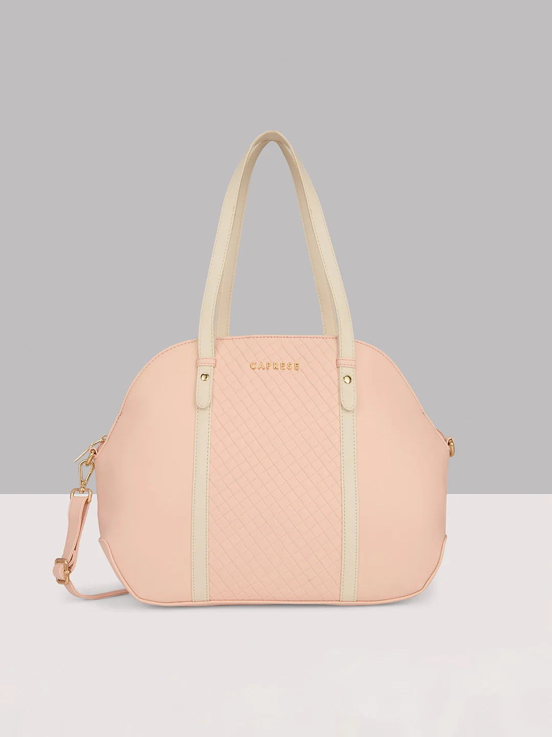 Caprese Alpine Medium Powder Pink Satchel Bag - Image 11