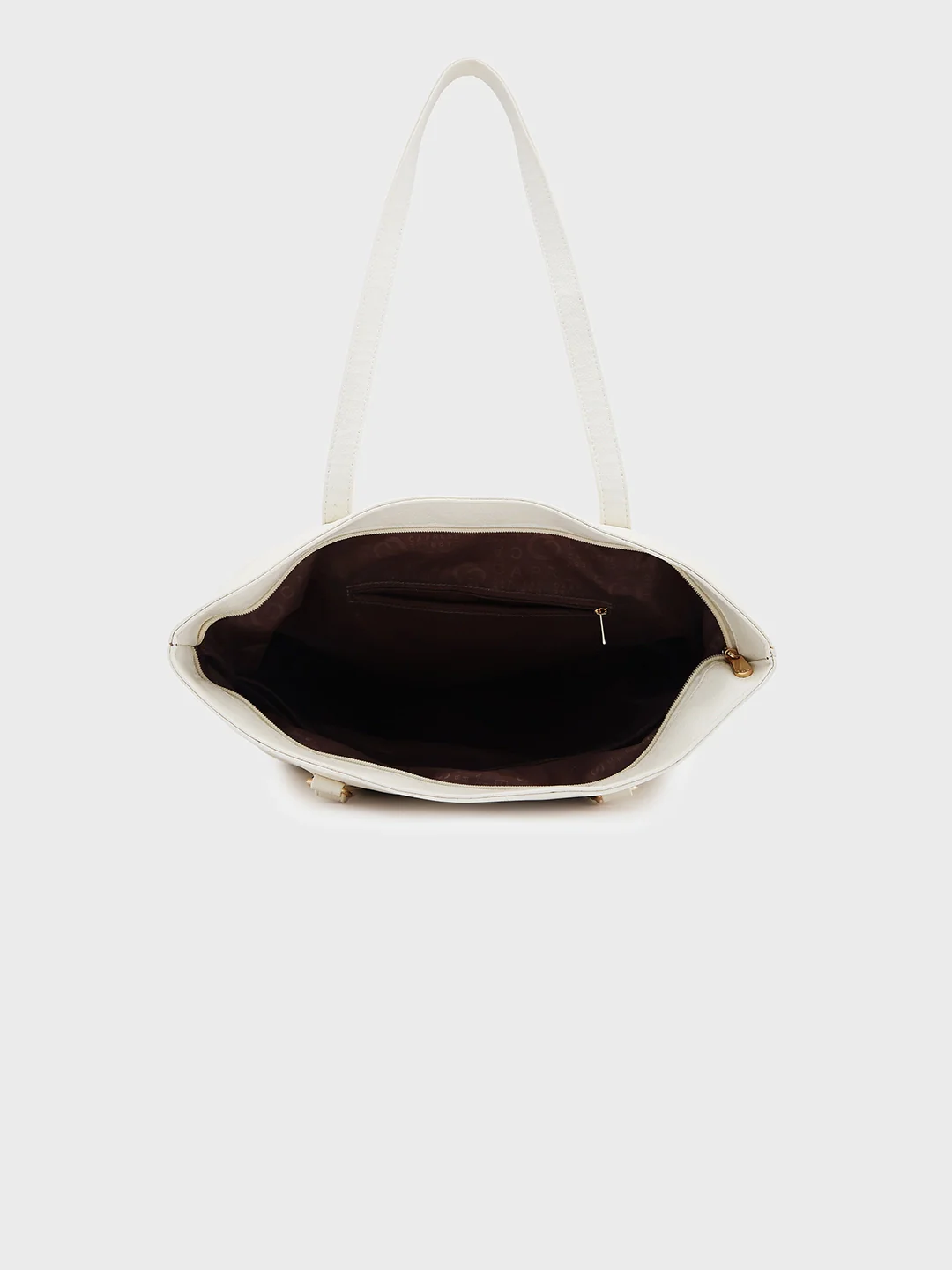 Caprese Amelia Medium Off White Tote Bag - Image 10