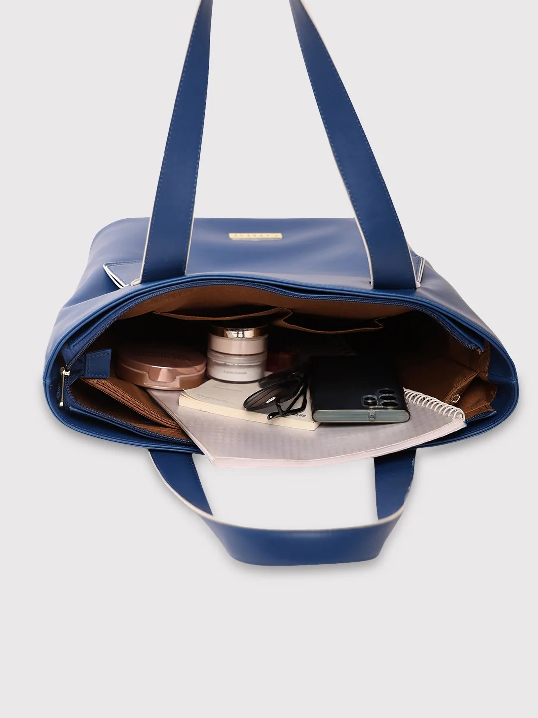 Caprese Amelia Medium Navy Tote Bag - Image 13