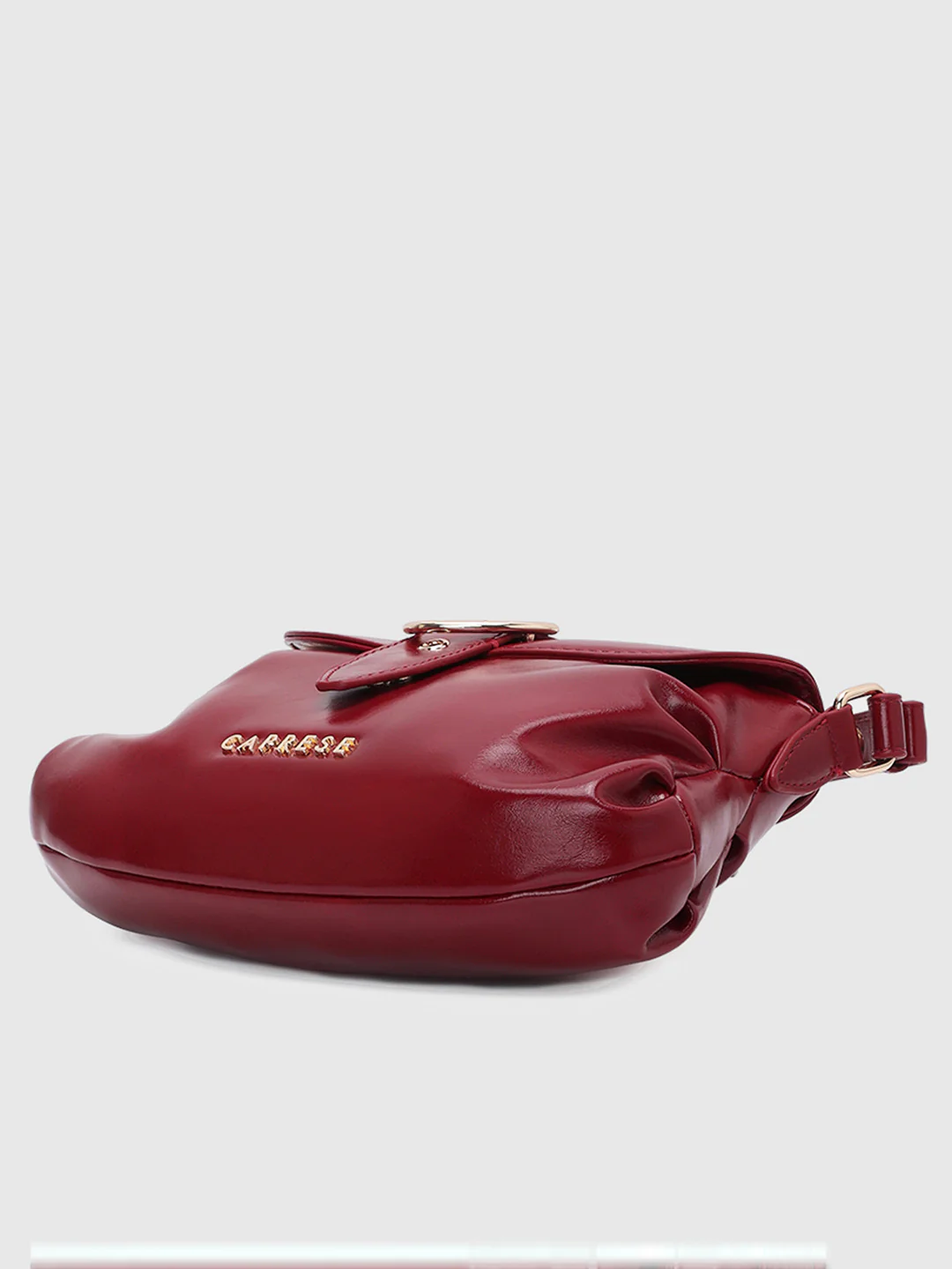 Caprese Ana Medium Red Baguette Bag - Image 14