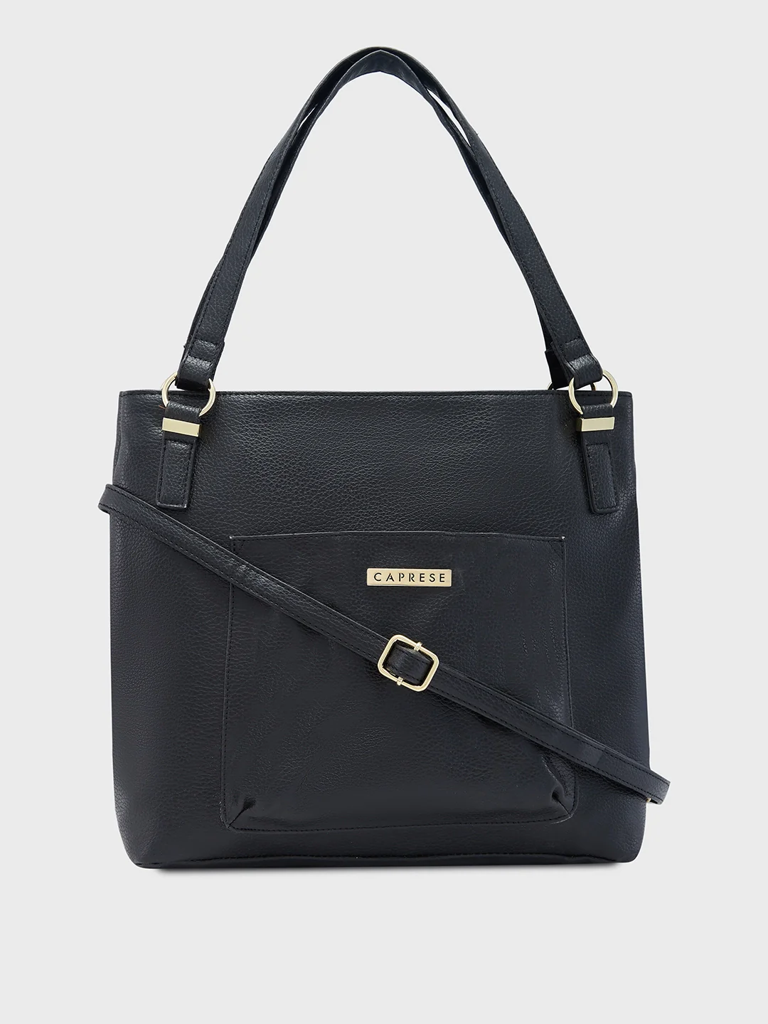 Caprese Andrea Medium Black Tote Bag - Image 10