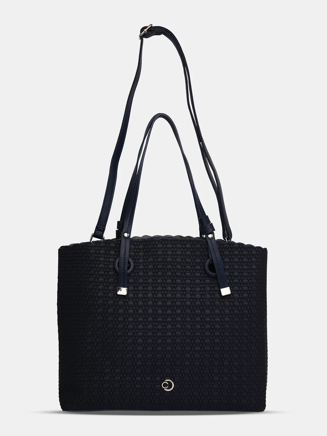 Caprese Andrea Small Navy Office Tote Bag - Image 2