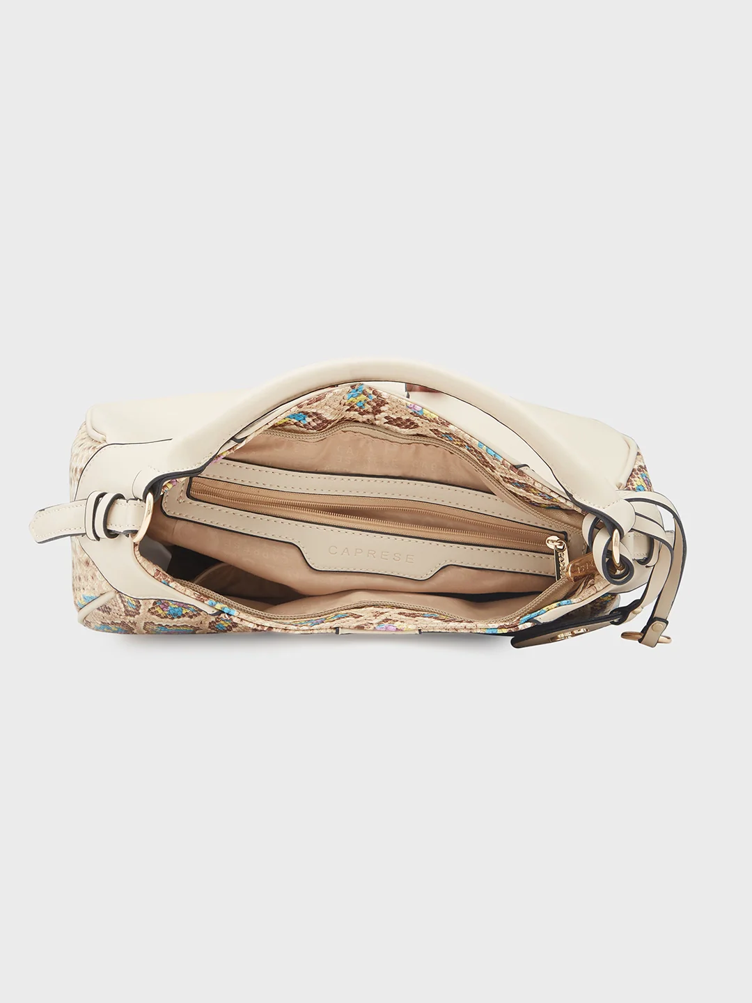 Caprese Archie Medium Beige Hobo Bag - Image 10