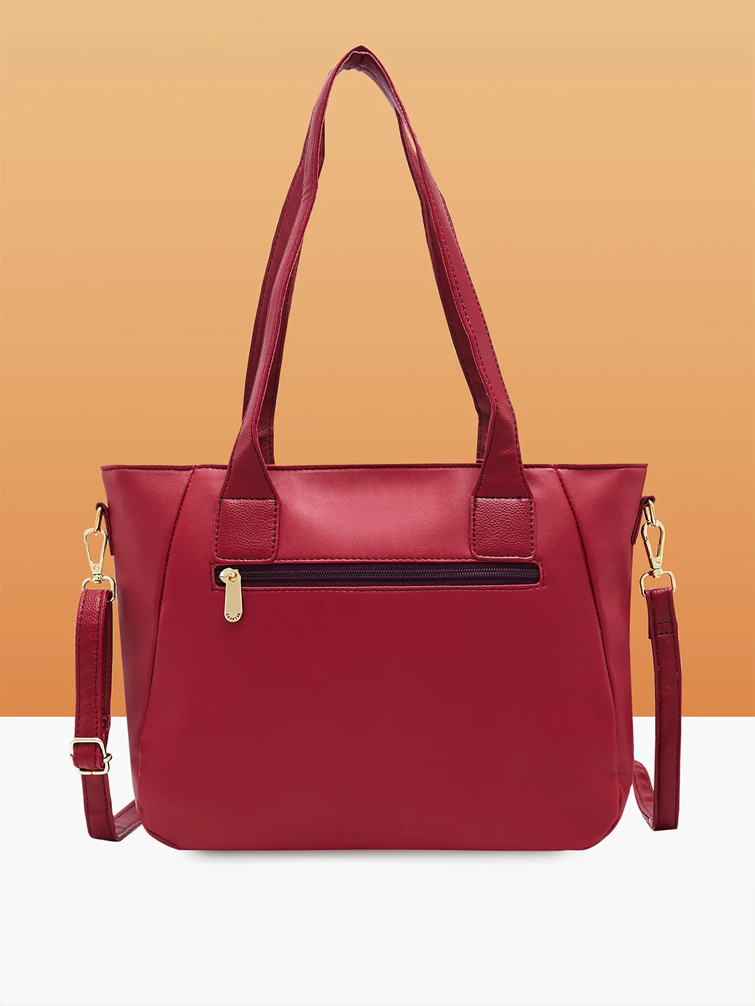 Caprese Aria Medium Plum Satchel Bag - Image 3
