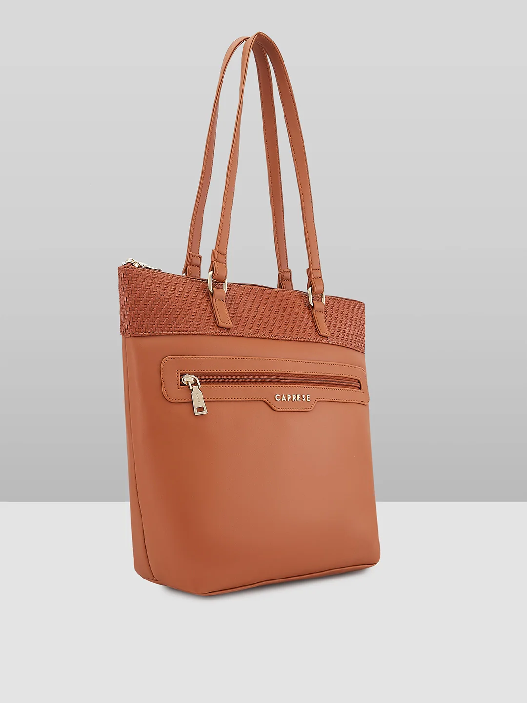 Caprese Ariana Large Brown Tote Bag - Image 2