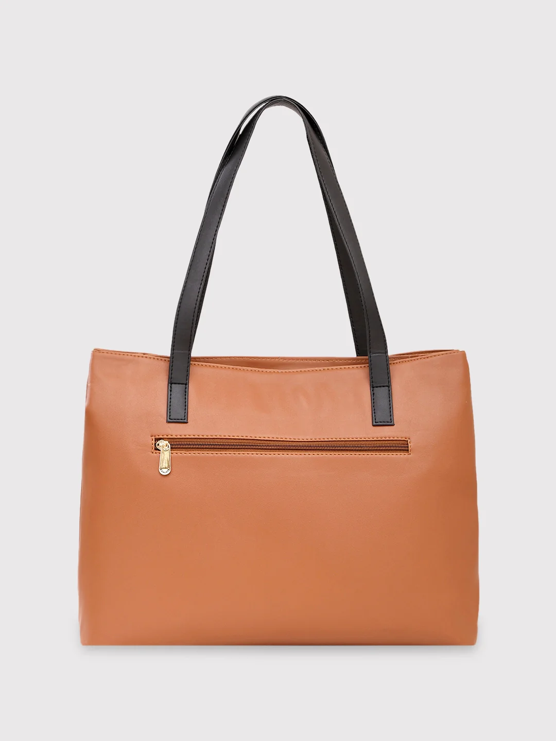 Caprese Arleen Medium Tan Satchel Bag - Image 3