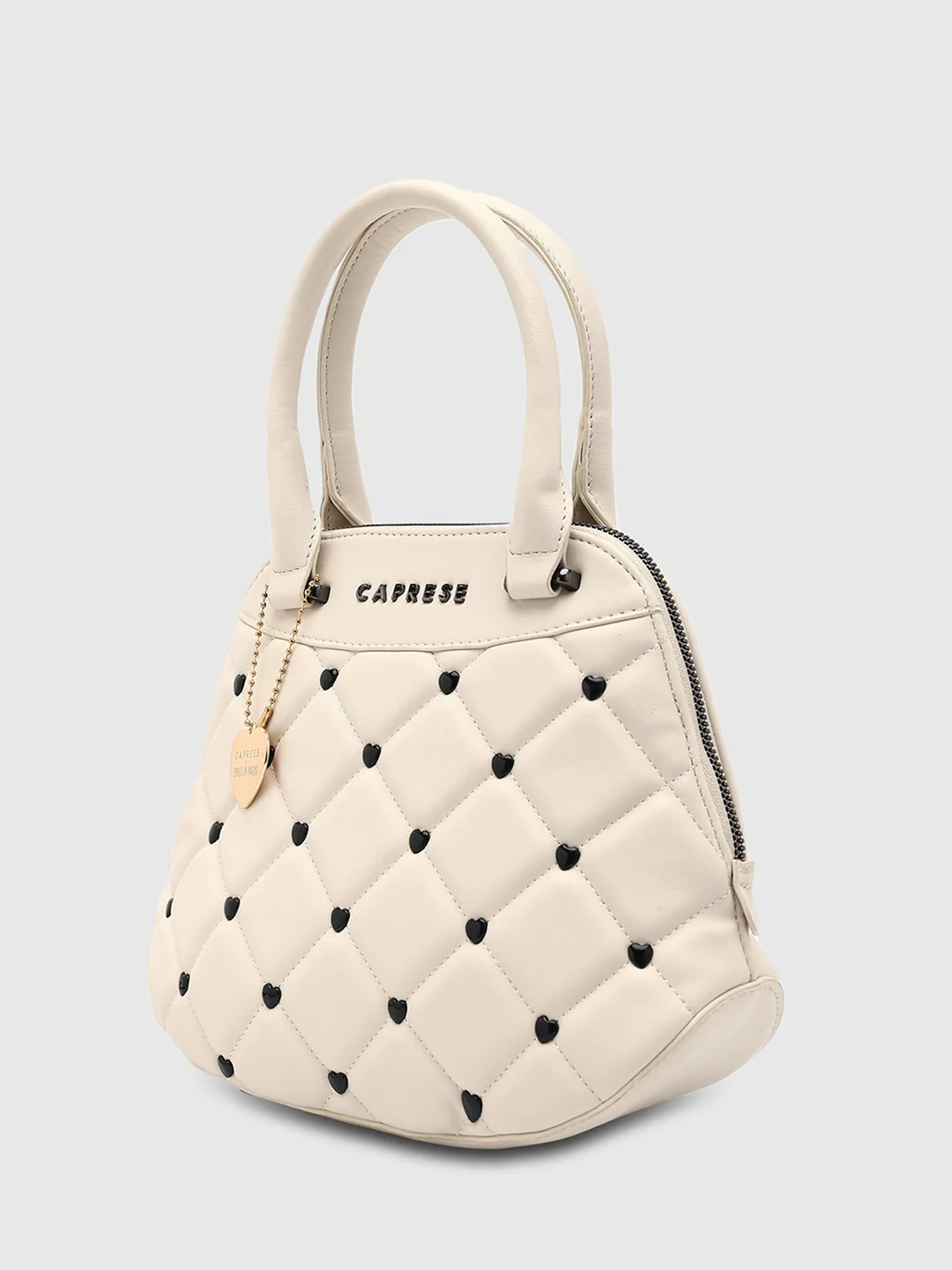 Caprese Ashley Medium White Satchel Bag - Image 7