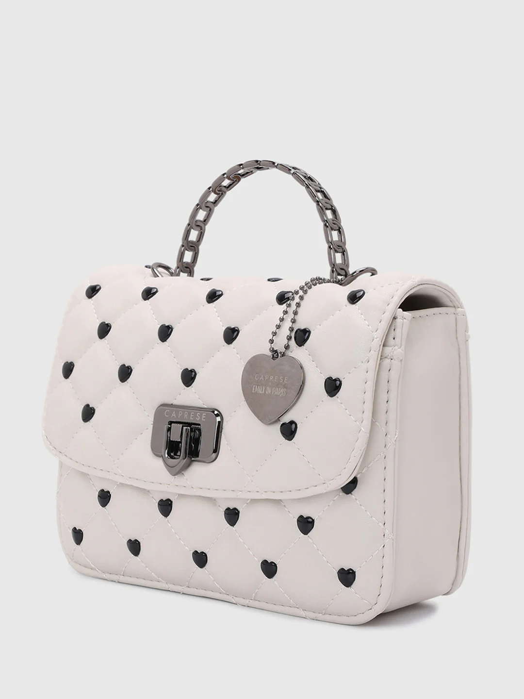 Caprese Ashley Medium White Sling Bag - Image 2