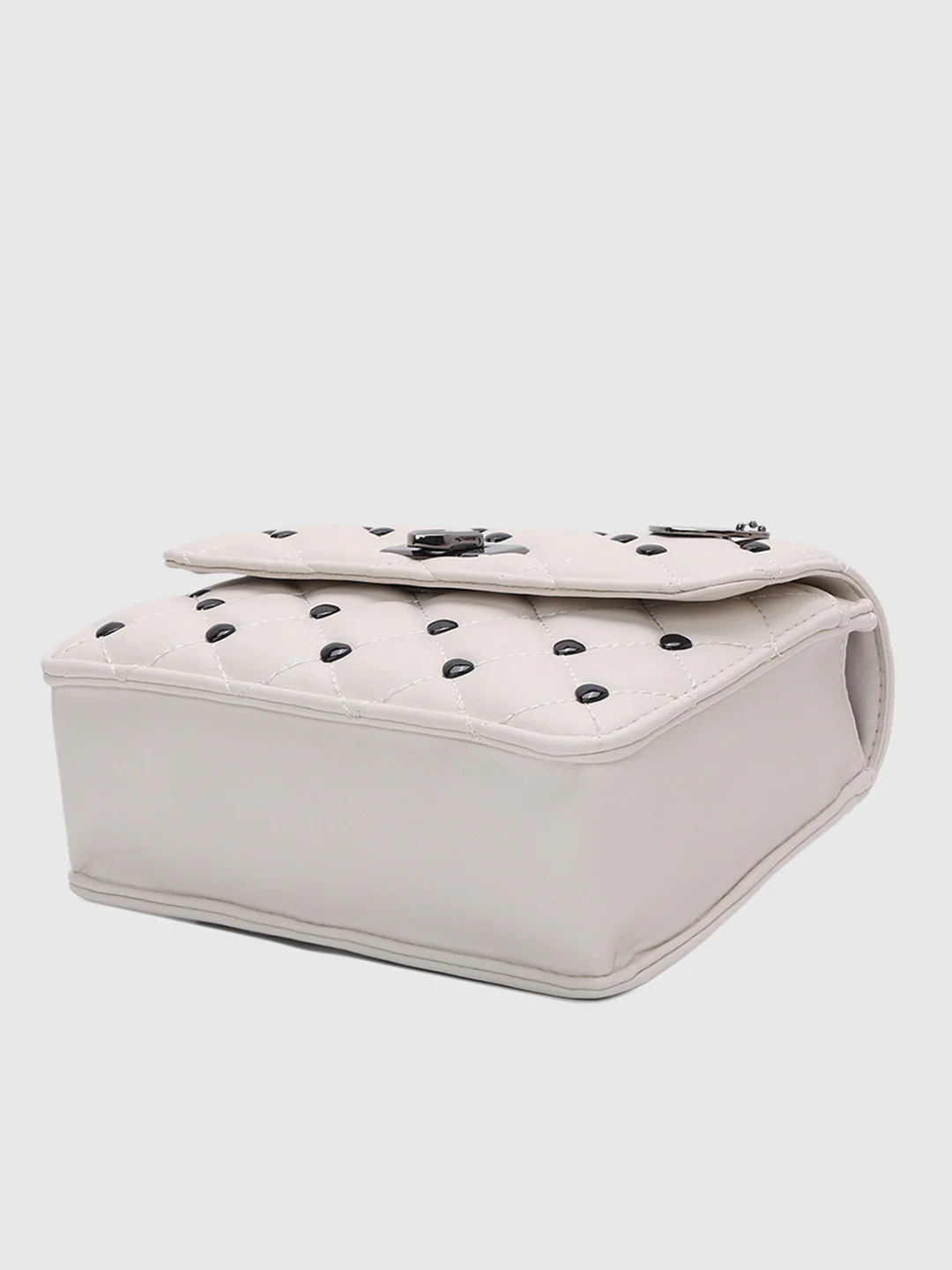Caprese Ashley Medium White Sling Bag - Image 6