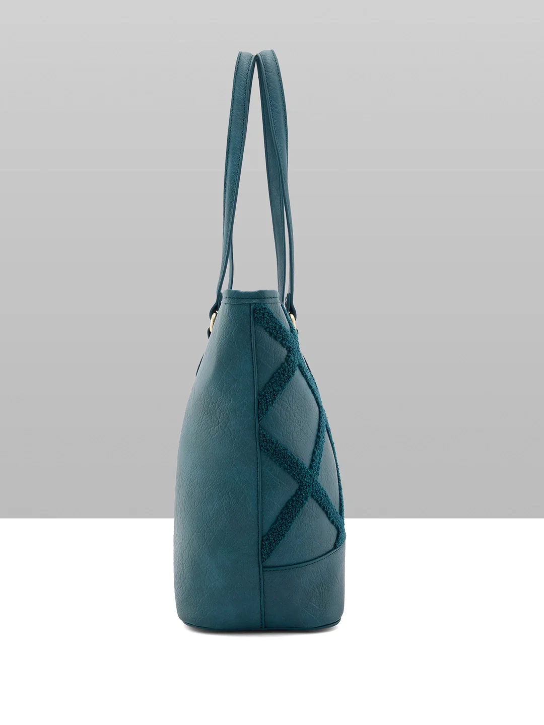 Caprese Athena Large Transformative Teal Laptop Tote Bag - Image 8