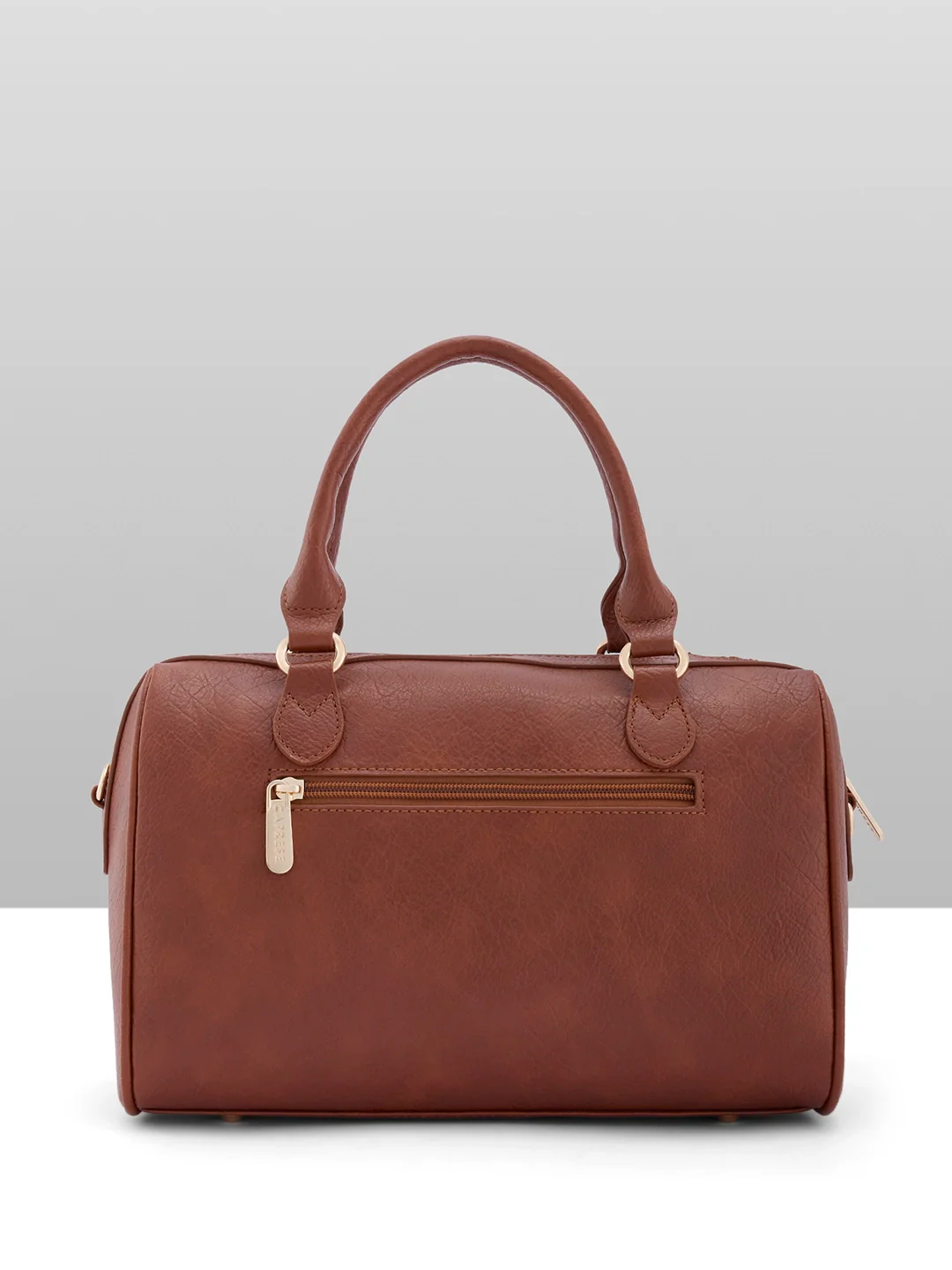 Caprese Athena Medium Tan Satchel Bag - Image 9