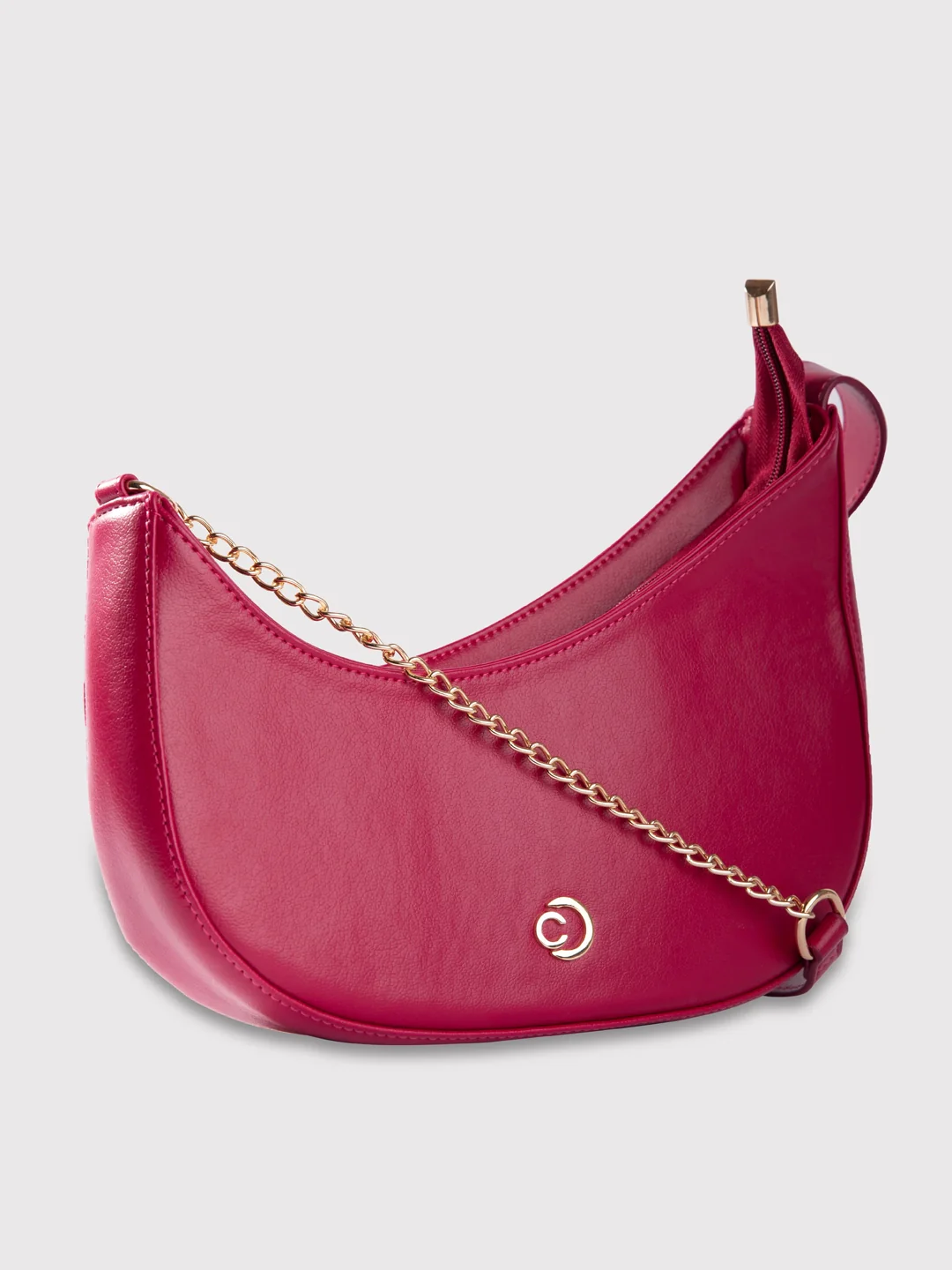 Caprese August Medium Raspberry Pink Sling Bag - Image 3