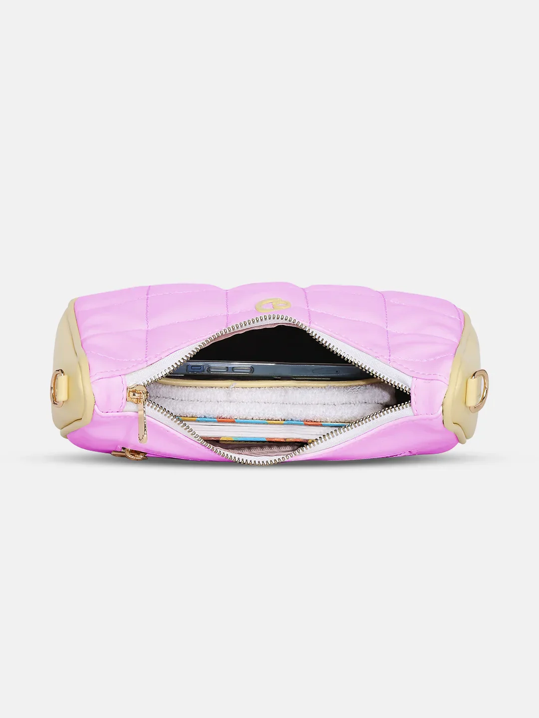 Caprese Aurora Small Pink Sling Bag - Image 9