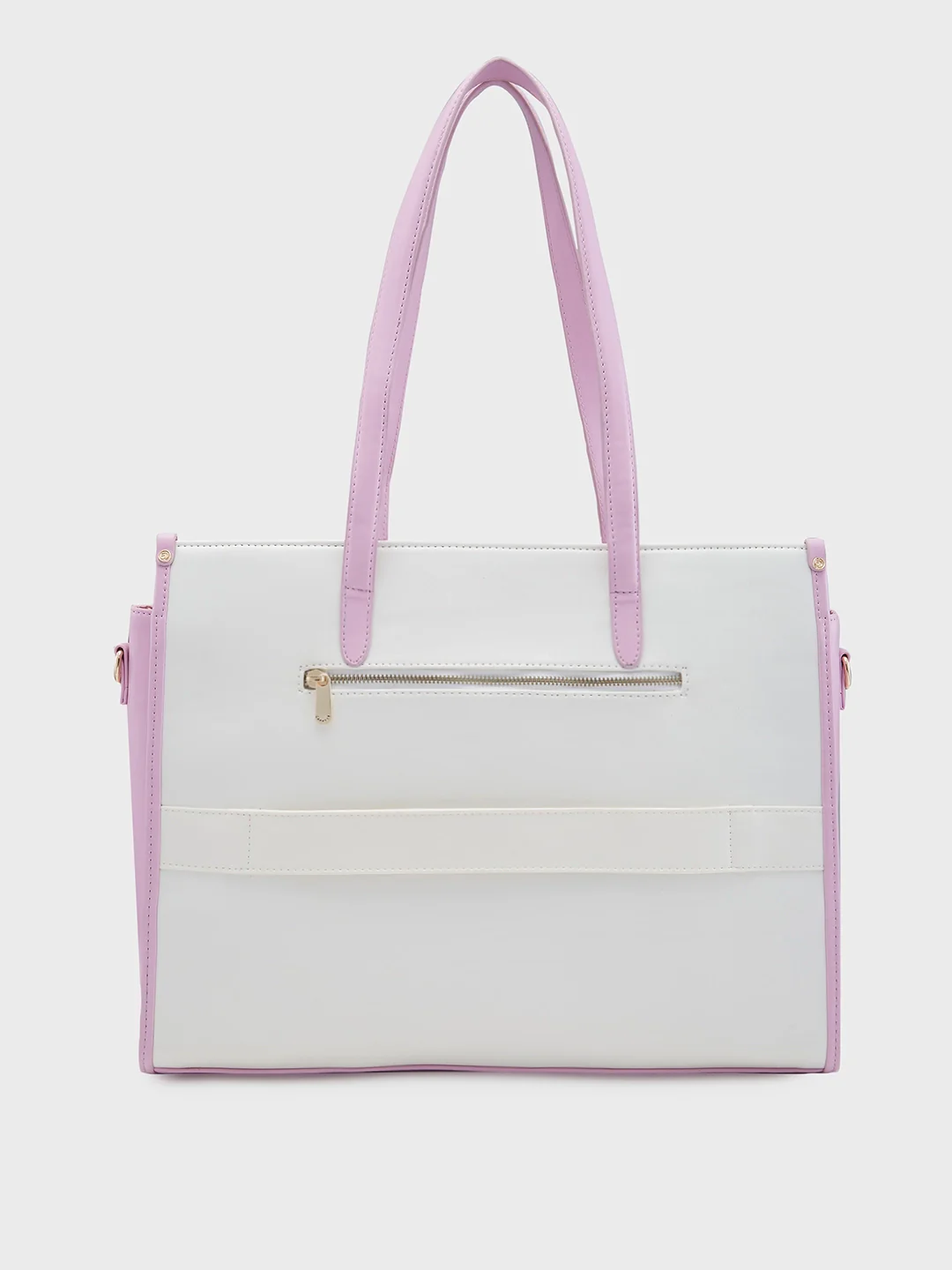 Caprese Aurora Large Purple Tote Laptop Bag - Image 6