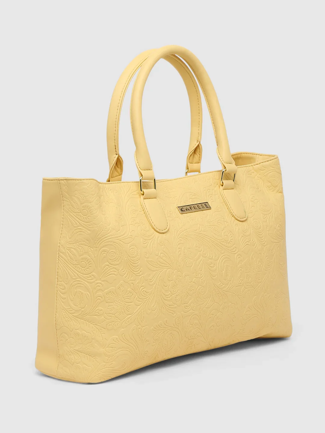 Caprese Avalon Medium Mellow Yellow Tote Bag - Image 6