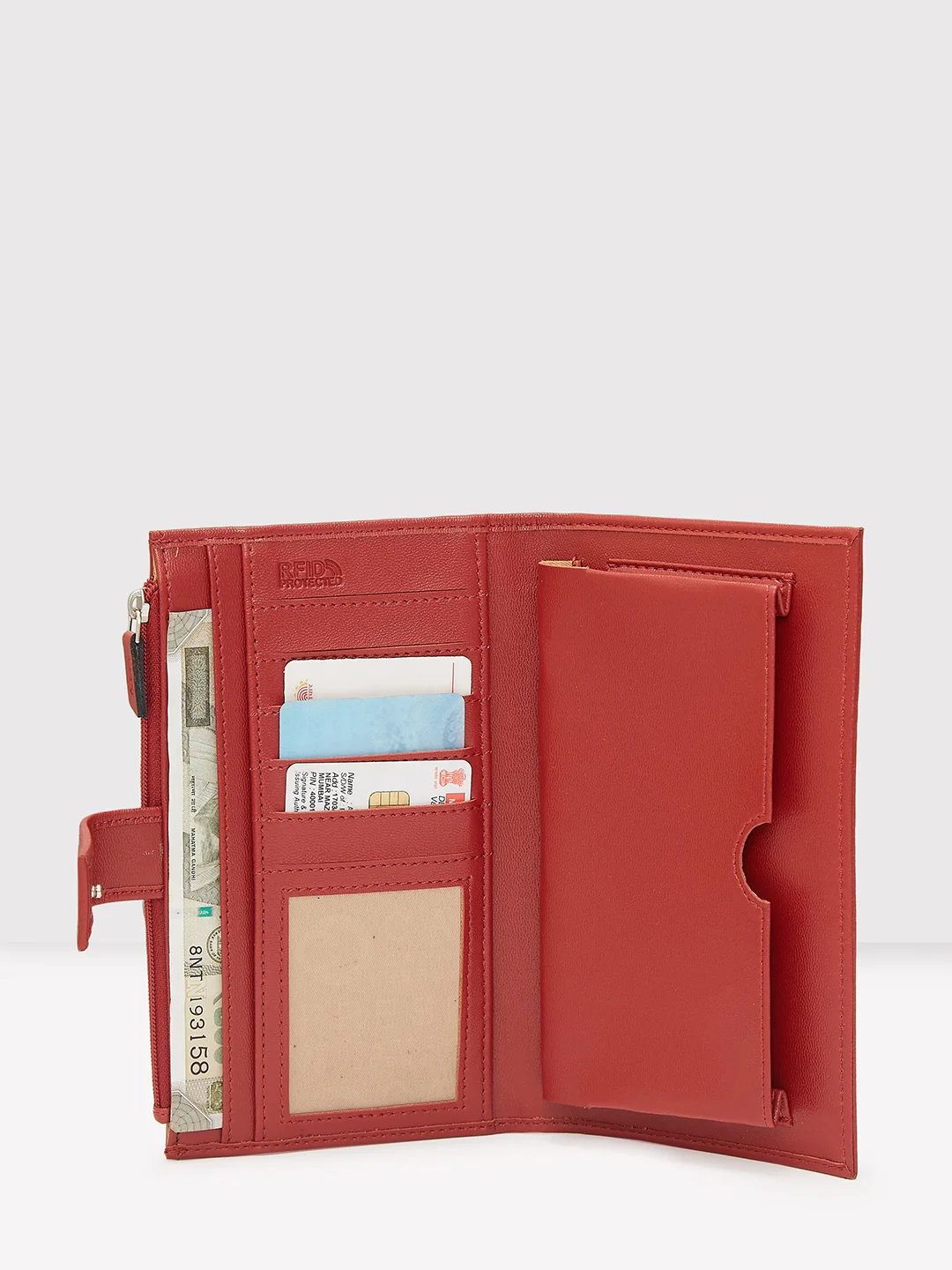 Caprese Avery Large Bordeaux Bifold Wallet - Image 5