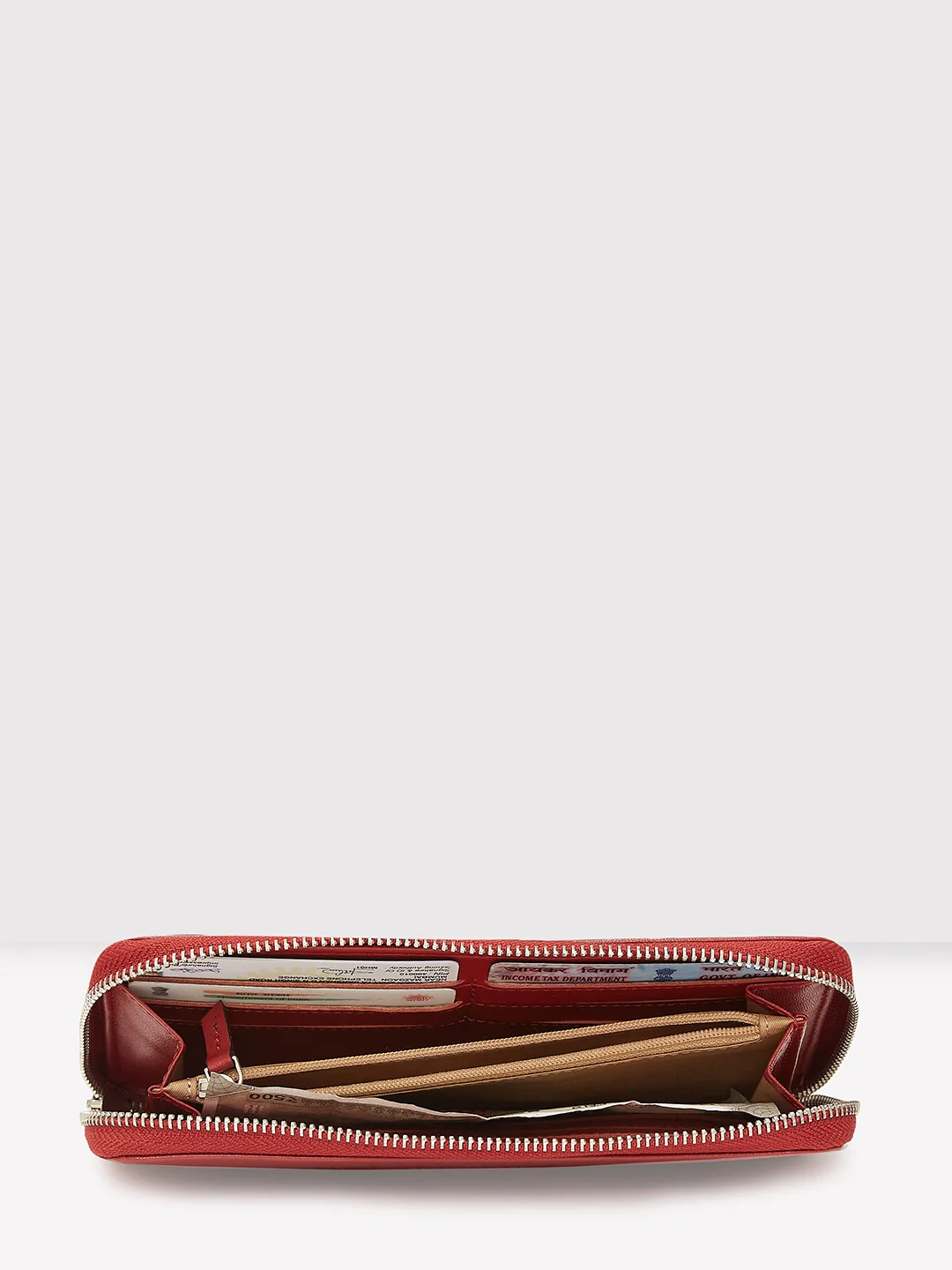 Caprese Avery Large Bordeaux Zip Around Wallet - Image 4