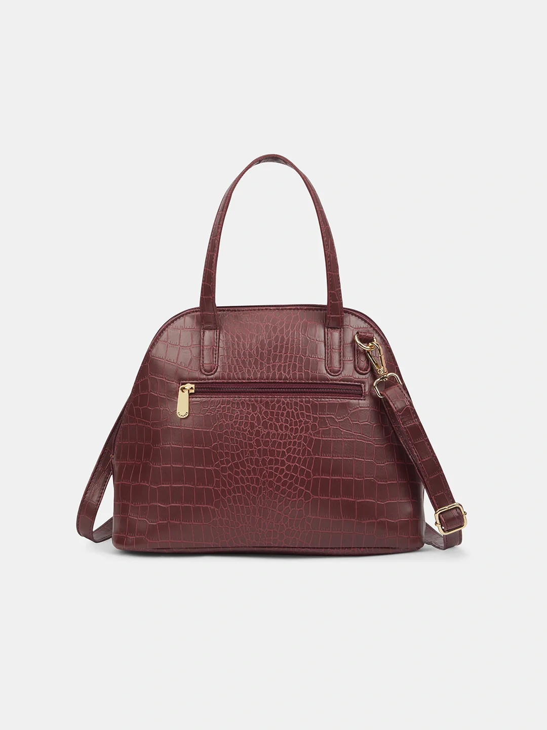 Caprese Basil Medium Cherry Red Satchel Bag - Image 5