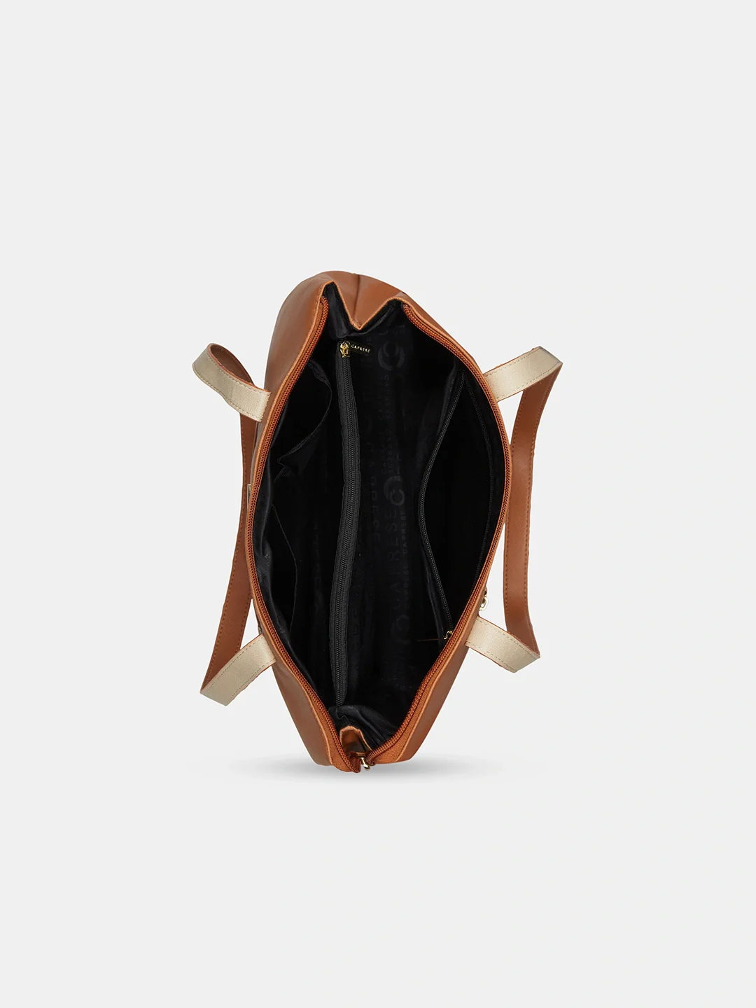 Caprese  Basil Small Tan Tote Bag - Image 6