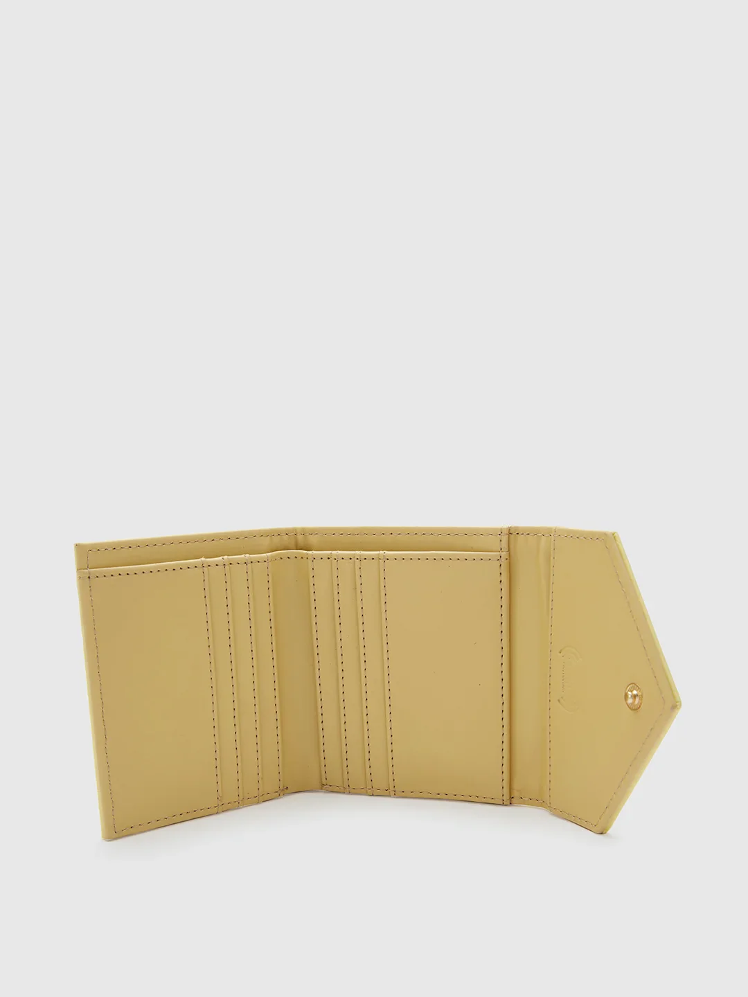 Caprese Bertha Medium Champagne Gold Clutch - Image 8