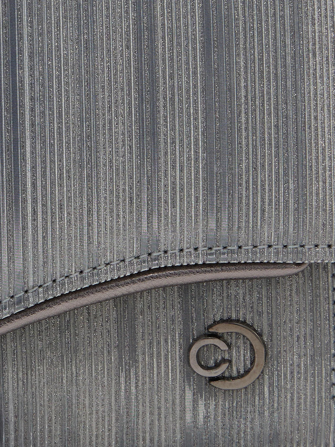 Caprese Bertha Medium Pewter Clutch - Image 12