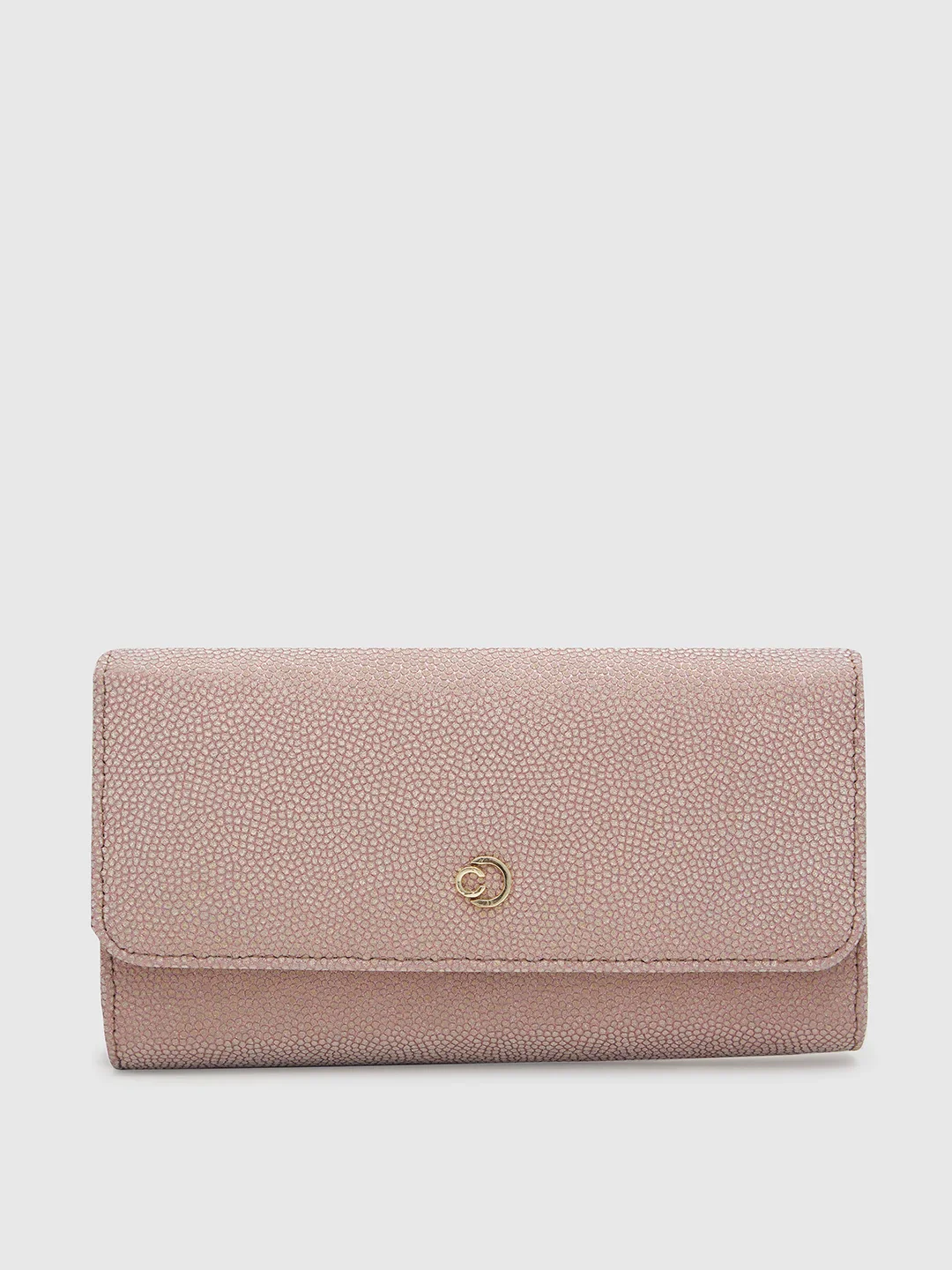 Caprese Betty Large Blush Flapover Clutch - Image 3