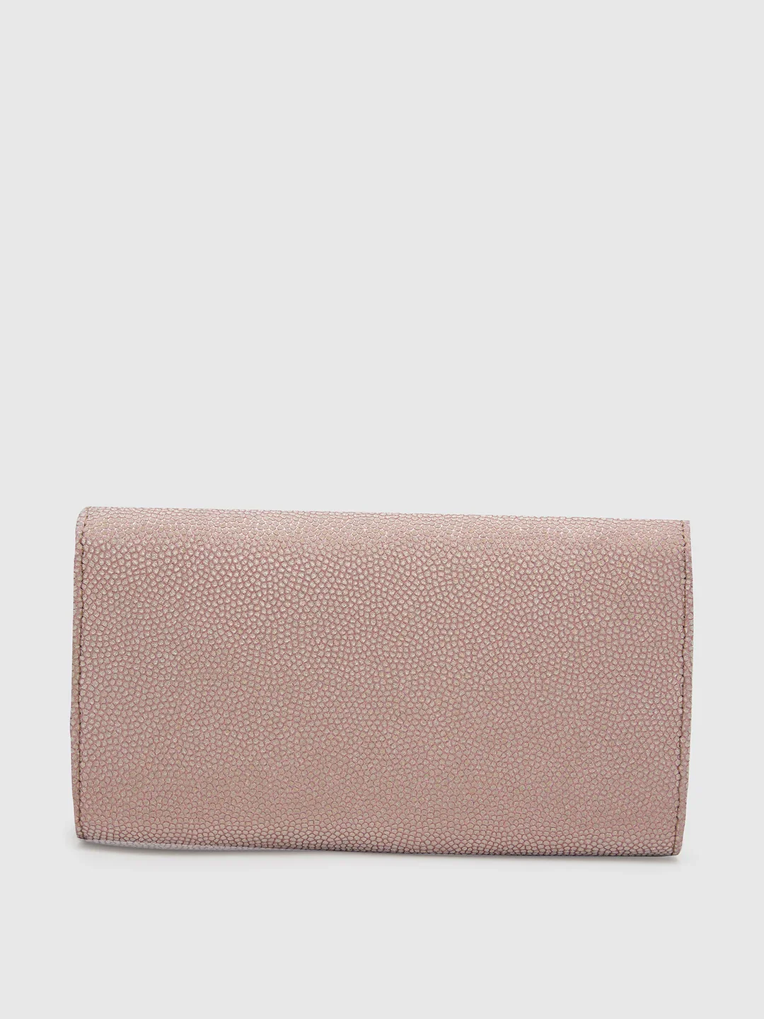 Caprese Betty Large Blush Flapover Clutch - Image 6