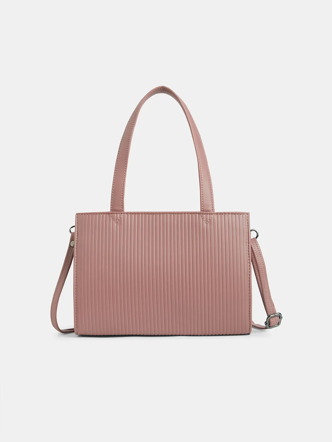 Caprese Blake Small Powder Pink Satchel Bag - Image 5