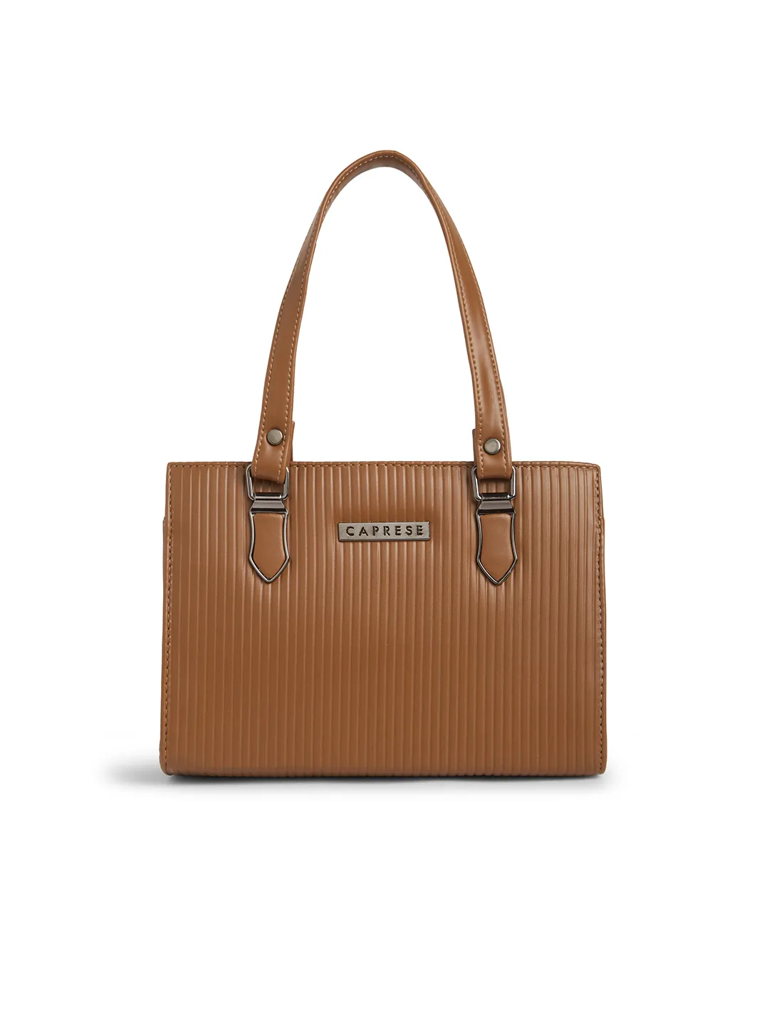 Caprese Blake Small Tan Satchel Bag